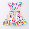 I HEART SCHOOL STRIPE DRESS