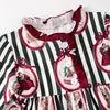CHRISTMAS FRAME NIGHTGOWN - GREEN STRIPE - Christmas2025