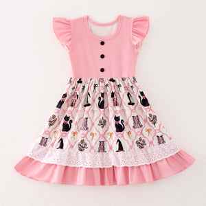 HALLOWEEN PINK KITTY DRESS - Halloween2025