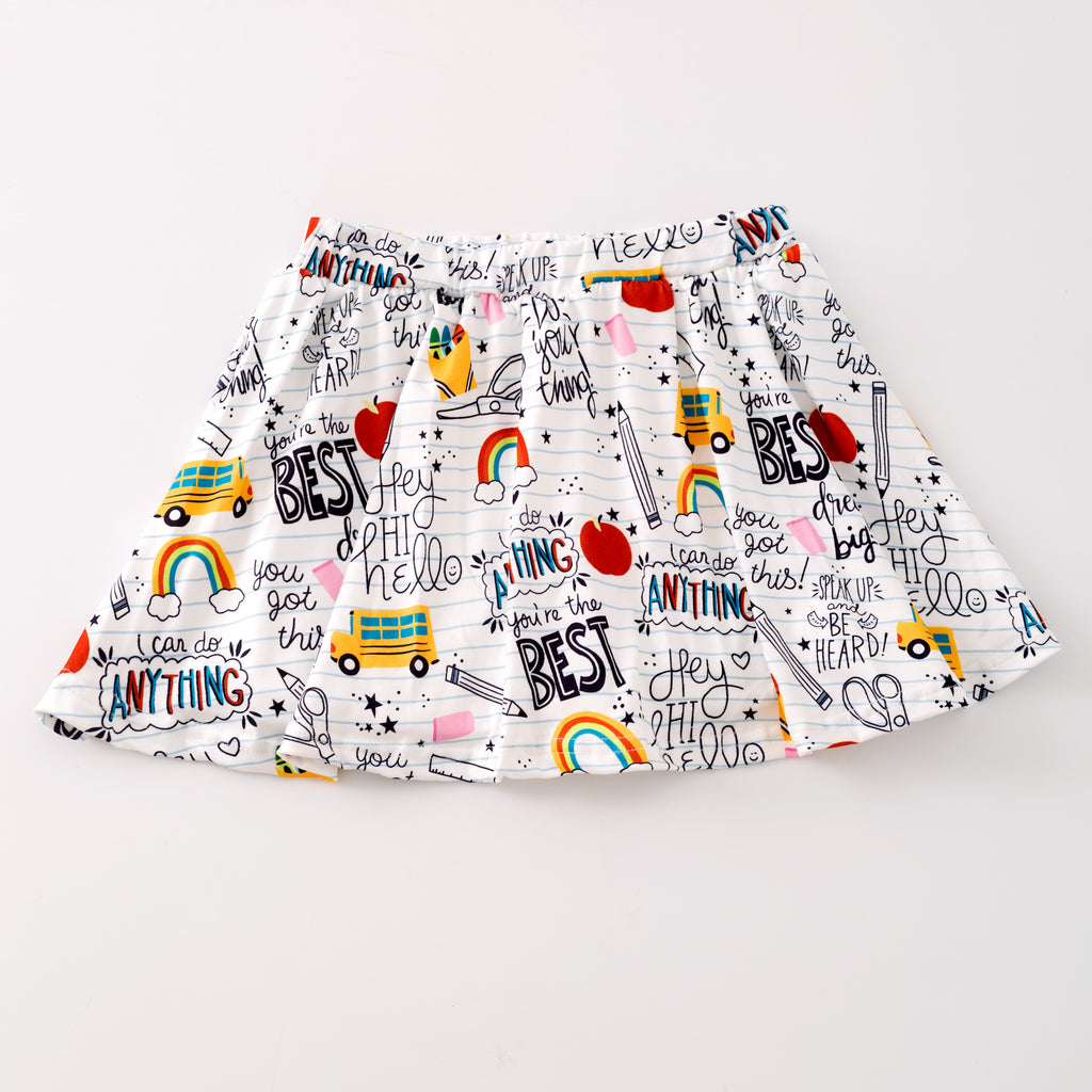 BACK TO SCHOOL SKORT