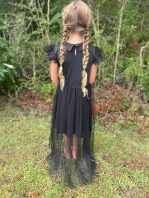 BLACK TULLE DRESS PRE-ORDER