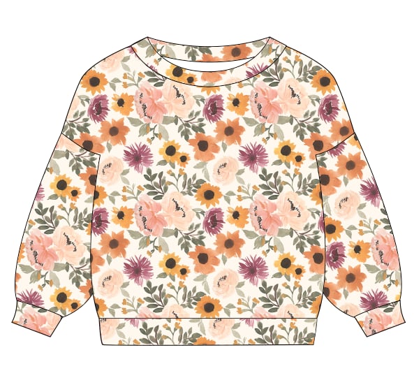 FALL FLORAL CREWNECK PRESALE MOMMY & ME