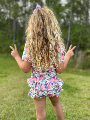 FLORAL SWIMSUIT TWO PIECE