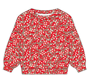 CHRISTMAS FLORAL CREWNECK PRESALE MOMMY & ME