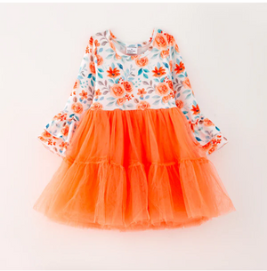 FALL FLORAL TUTU DRESS