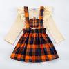 PUMPKIN OVERALL DRESS