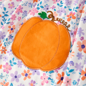 PUMPKIN FLORAL DRESS - Fall2025