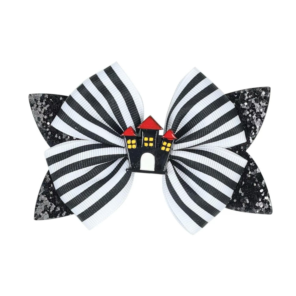 HAUNTED HOUSE HAIRBOW