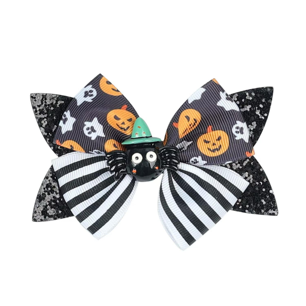 SPOOKY SPIDER HAIRBOW