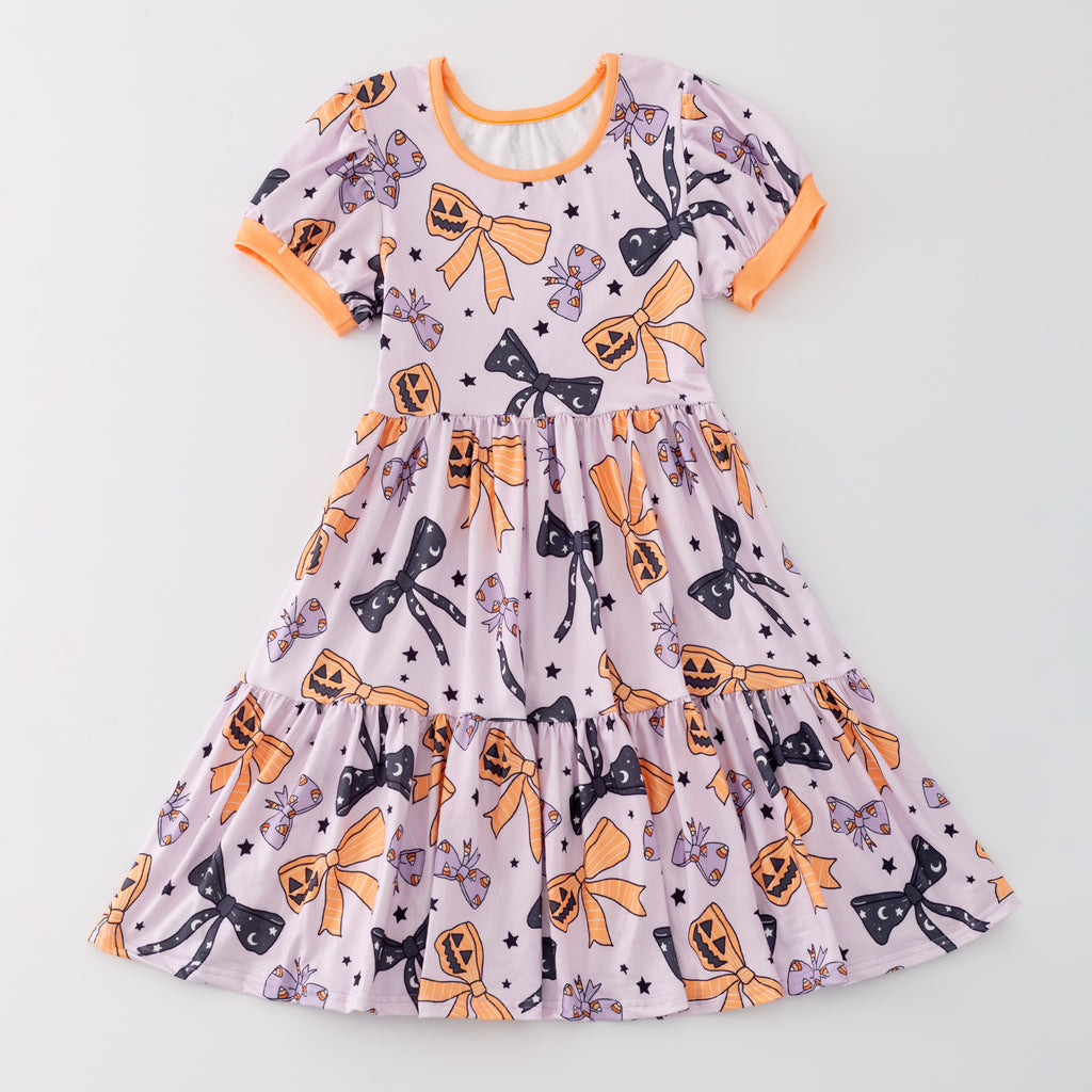 SPOOKY BOW LAYER DRESS