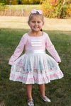 PINK NUTCRACKER BALLERINA LONG DRESS