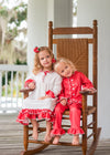 CHRISTMAS RED PJS - GIRLS READY TO SHIP