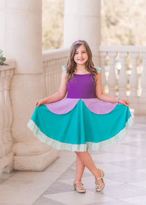 PRINCESS MERMAID TWIRLY DRESS PRE-ORDER - HC2025