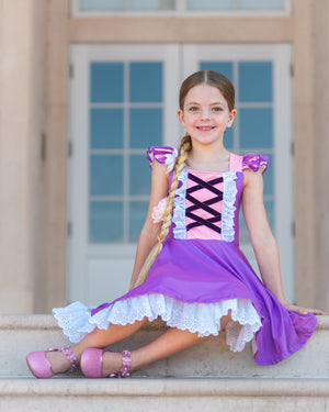 PRINCESS PURPLE TWIRLY DRESS PREORDER - HC2025