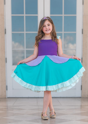 PRINCESS MERMAID TWIRLY DRESS PRE-ORDER - HC2025