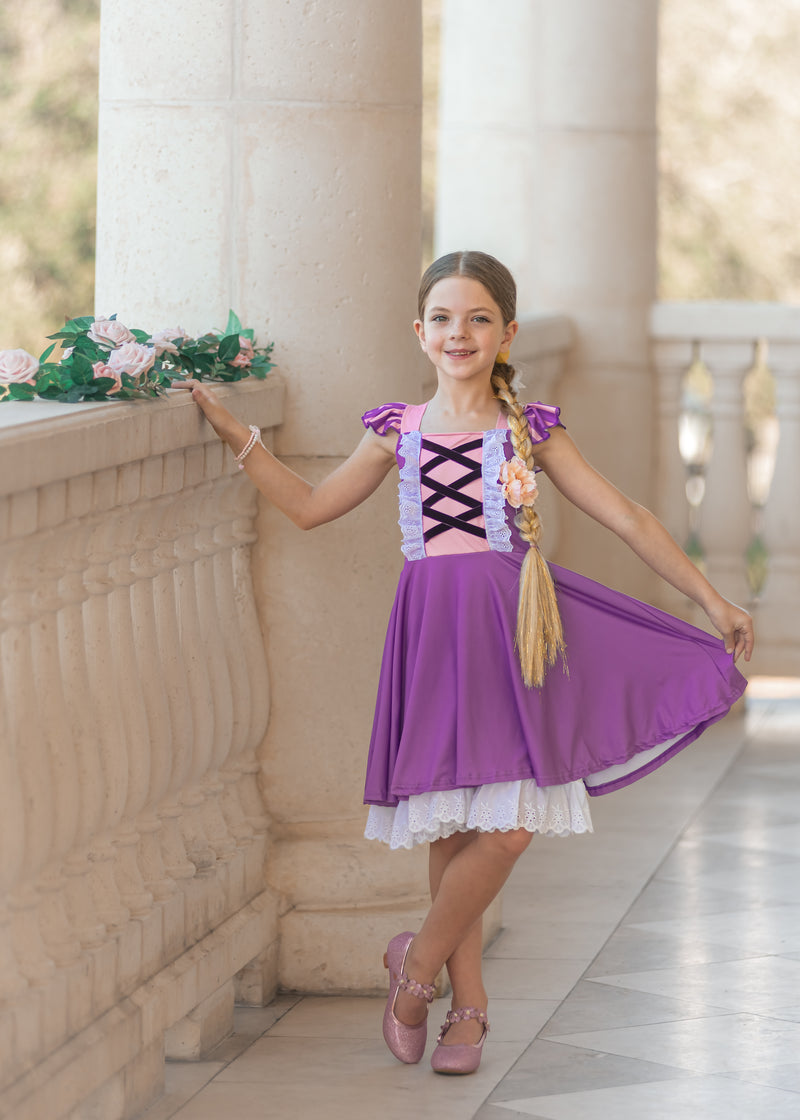 PRINCESS PURPLE TWIRLY DRESS PREORDER - HC2025
