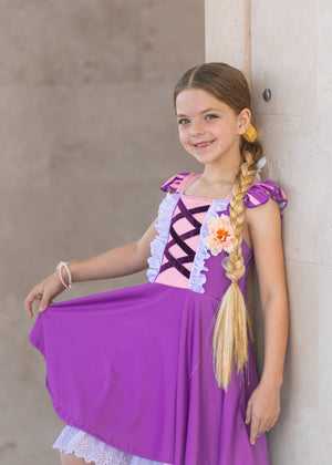 PRINCESS PURPLE TWIRLY DRESS PREORDER - HC2025