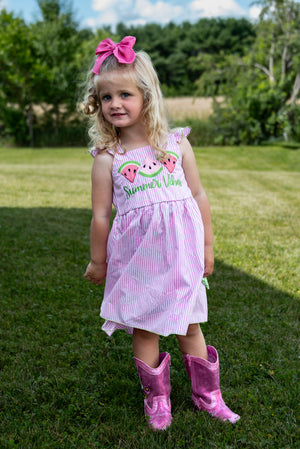 SUMMER VIBES WATERMELON DRESS