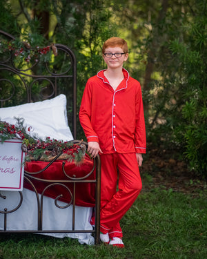 CHRISTMAS RED PAJAMAS - UNISEX