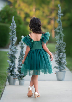 GREEN SPARKLE TUTU DRESS PRESALE