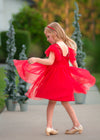 RED SPARKLE TUTU DRESS