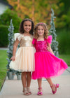 HOT PINK SPARKLE TUTU DRESS