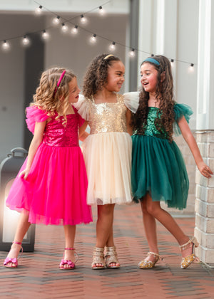 GREEN SPARKLE TUTU DRESS PRESALE