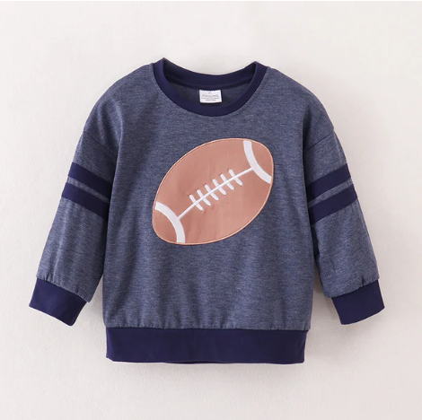 FOOTBALL CREWNECK TOP