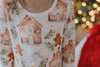 CHRISTMAS GINGERBREAD HOUSE NIGHTGOWN