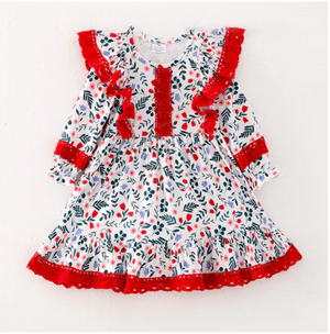 CHRISTMAS HOLLY DRESS