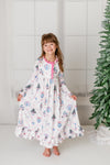 CHRISTMAS NUTCRACKER BOW NIGHTGOWN - PINK -  Christmas2025 - PREORDER