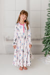 CHRISTMAS NUTCRACKER BOW NIGHTGOWN - PINK -  Christmas2025 - PREORDER