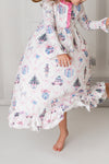 CHRISTMAS NUTCRACKER BOW NIGHTGOWN - PINK -  Christmas2025 - PREORDER