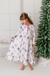 CHRISTMAS NUTCRACKER BOW NIGHTGOWN - PINK -  Christmas2025 - PREORDER