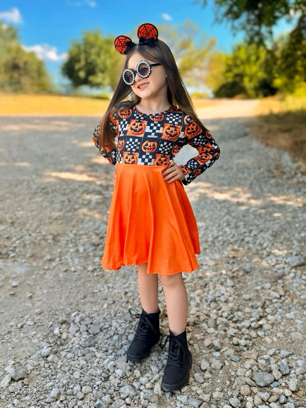 PUMPKIN PATCHES TWIRL DRESS