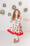 CHRISTMAS BALLERINA TWIRL DRESS