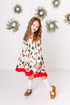 CHRISTMAS BALLERINA TWIRL DRESS