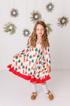 CHRISTMAS BALLERINA TWIRL DRESS