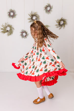 CHRISTMAS BALLERINA TWIRL DRESS