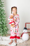 PINK CHRISTMAS NIGHTGOWN & DOLL NIGHTGOWN OPTION