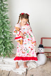 PINK CHRISTMAS NIGHTGOWN & DOLL NIGHTGOWN OPTION