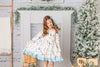 CHRISTMAS BALLERINA RUFFLE DRESS