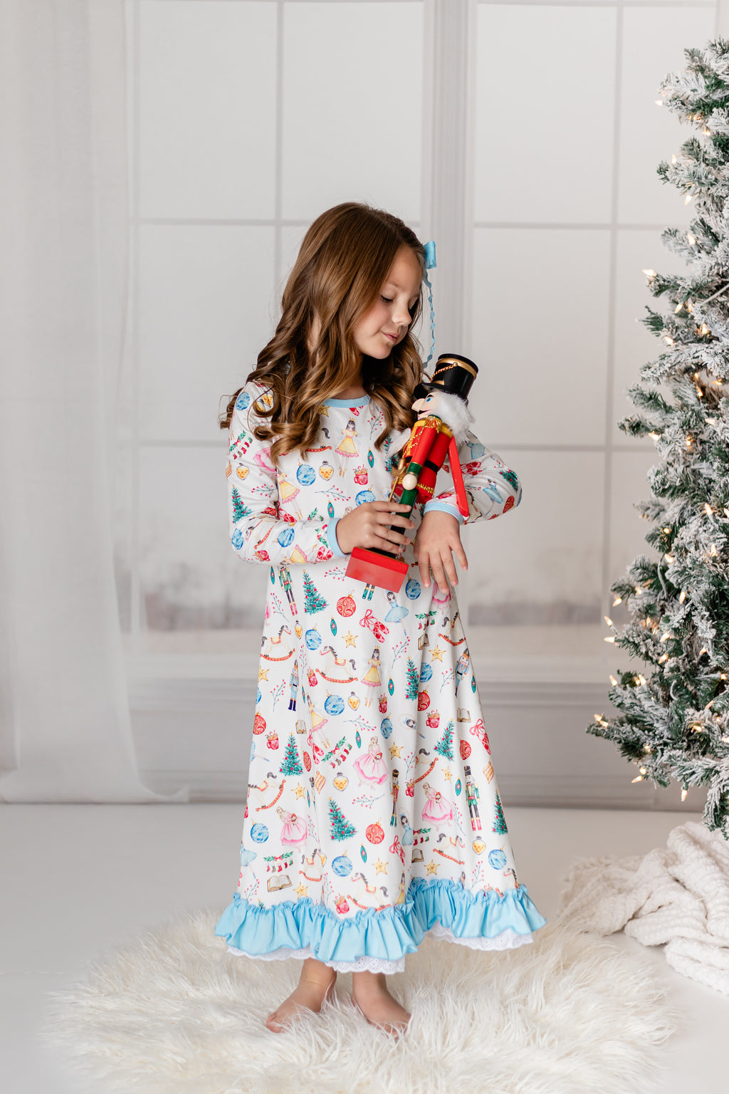 CHRISTMAS BALLERINA NUTCRACKER NIGHTGOWN