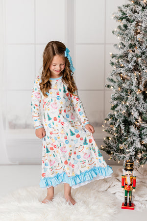 CHRISTMAS BALLERINA NUTCRACKER NIGHTGOWN