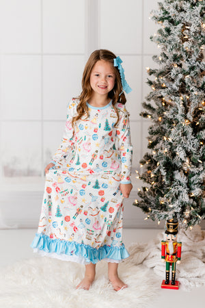 CHRISTMAS BALLERINA NUTCRACKER NIGHTGOWN