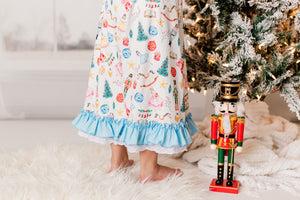 CHRISTMAS BALLERINA NUTCRACKER NIGHTGOWN