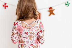 CHRISTMAS GINGERBREAD TWIRL DRESS - Christmas2025