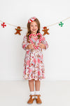 CHRISTMAS GINGERBREAD TWIRL DRESS - Christmas2025