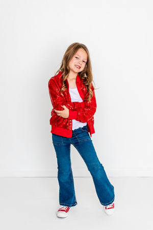 RED SPARKLE JACKET