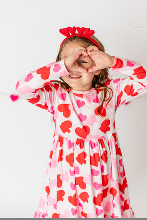 VALENTINE BACK BOW DRESS